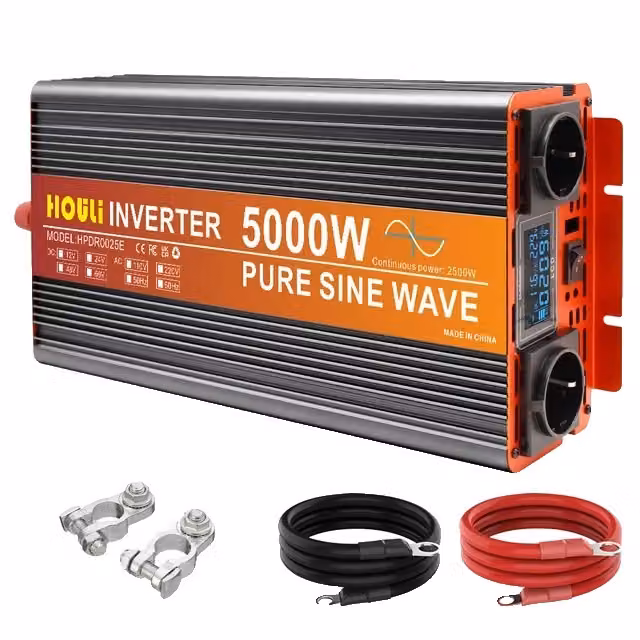 Inverter, onda sinusoidale pura, energia solare, 5000W, 24V, 220-230V 50Hz