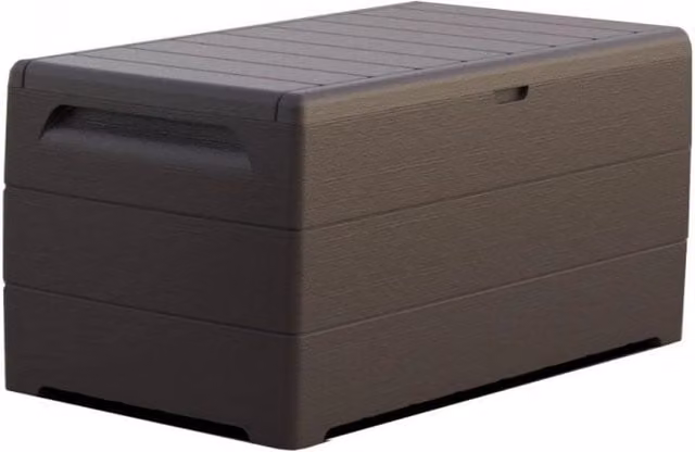 Baule in PVC Ezooza colore Marrone L: 129,5 cm, P: 70 cm, H: 62,5 cm