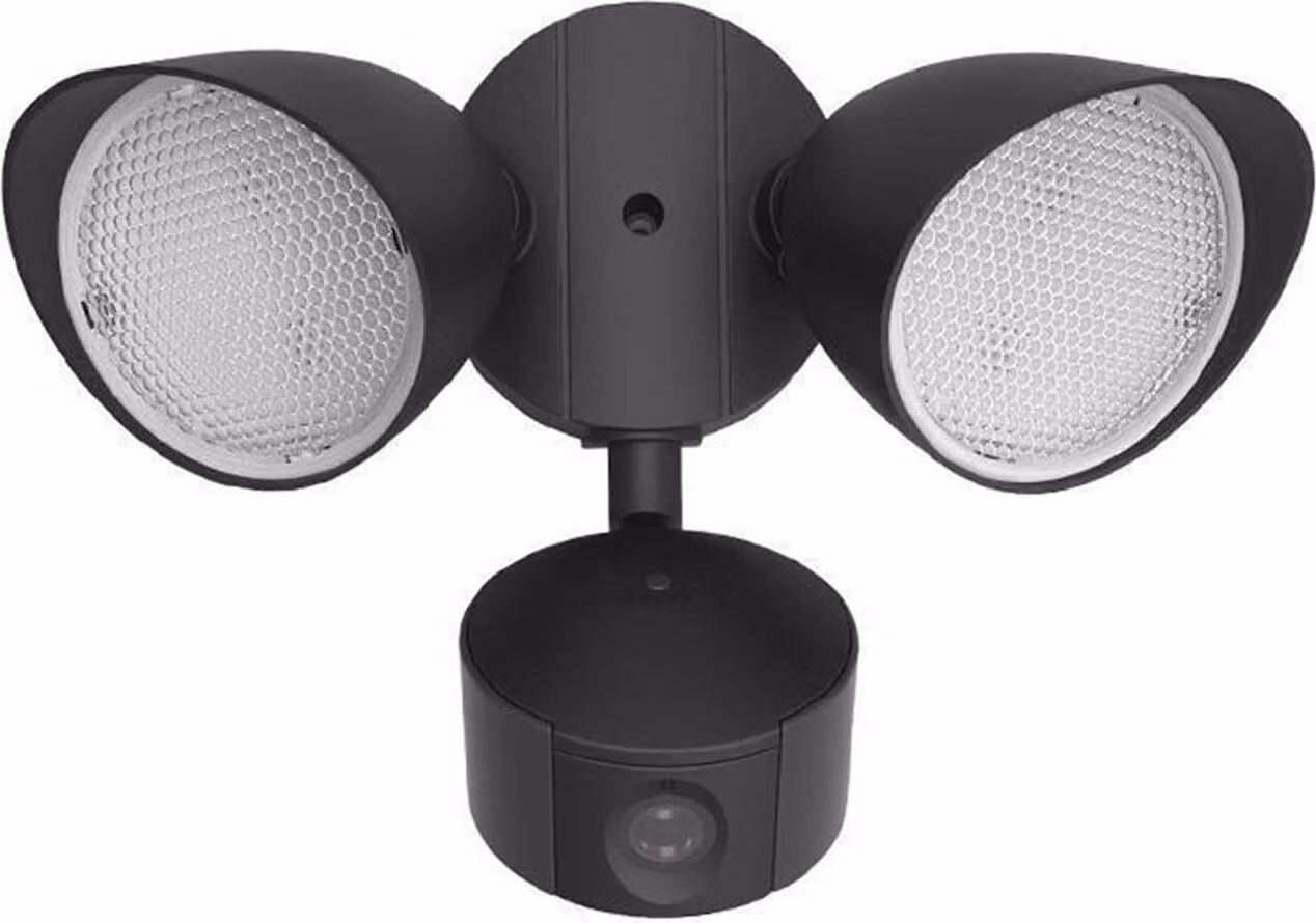 Luce da esterno Lutec Draco telecamera rilevatore di movimento LED 20W lampada da esterno