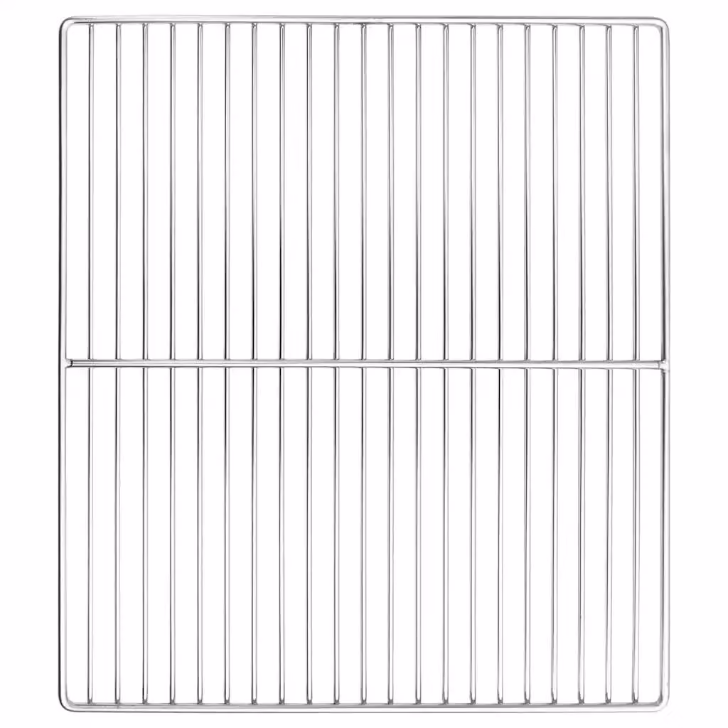 Griglia vidaXL in acciaio inox argento L: 45 cm, P: 40 cm