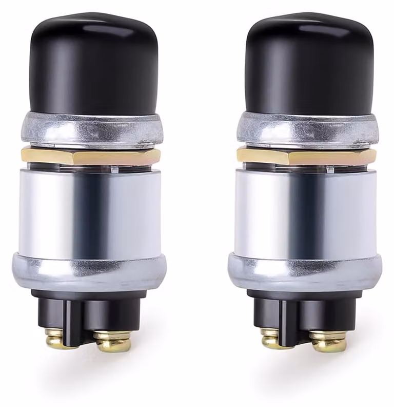 Interruttore di avviamento a pulsante da 12V/24V, impermeabile, 50A, per clacson, motore, auto