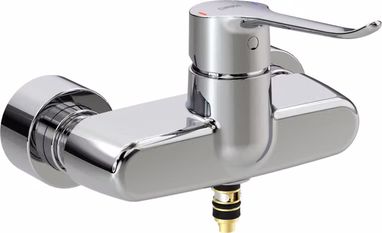 HANSA HANSACLINICA Digital + Mitigeur de lavabo, Bluetooth, saillie 233mm, levier à goupille, chrome, 01556279, 01556279