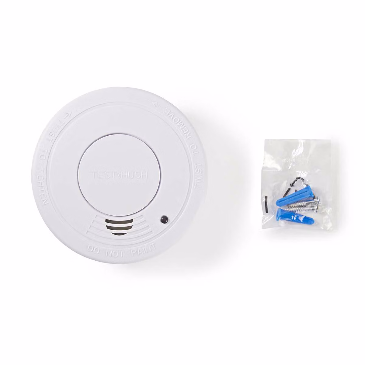 Rilevatore di fumo NEDIS alimentato a batteria Pulsante di pausa e test 85dB ABS ws DTCTS30WT