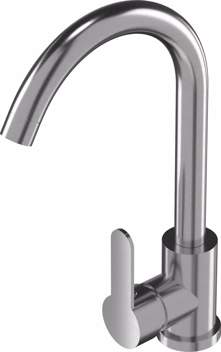 Granitan - Rubinetto da cucina - Rubinetto per lavello - Orientabile a 360° - Cartuccia in Vetroceramica - Cromo - MUNA