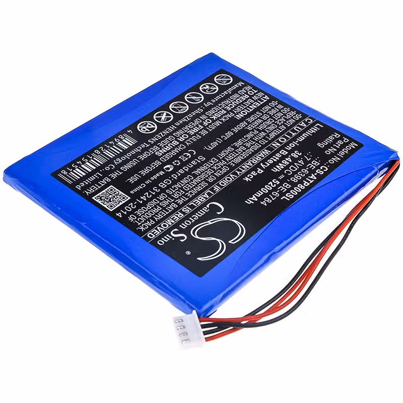 TECHTEK Batteria compatibile con [Aetep] AT-800, AT-810, AT-820, AT-830, AT-850, AT800, AT810, AT820, AT830, AT850 sostituisce BE-6398, per BE-6784