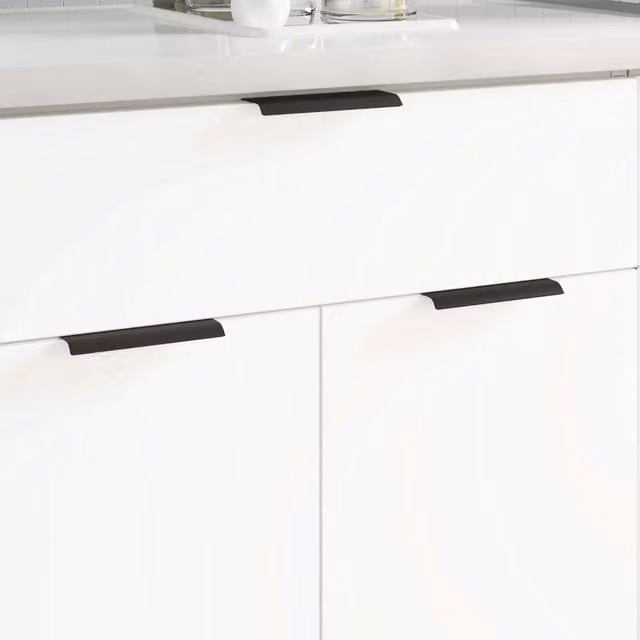 Manico per arco vidaXL in alluminio nero opaco L: 12,05 cm, P: 3,96 cm, H: 1,7 cm