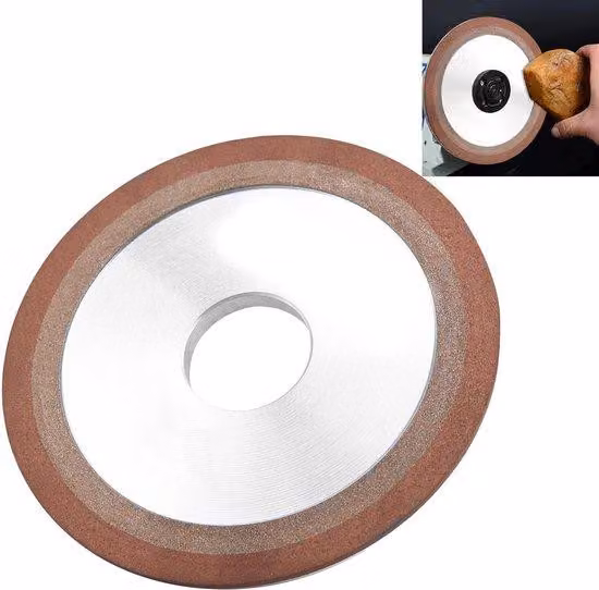 Foglio abrasivo diamantato per sega circolare 125 x 10 x 32 x 8 mm - resistente all'ardesia - per la lavorazione e la levigatura.