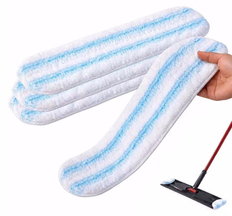 Panni in microfibra per mocio, set da 4, lavabili