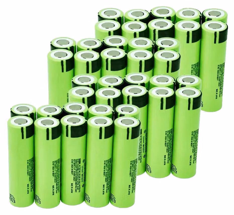 Batteria ricaricabile agli ioni di litio, capacità 3400mAh, elevata velocità di scarica, confezione da 40 pezzi (codice prodotto: 34B-3400mah)