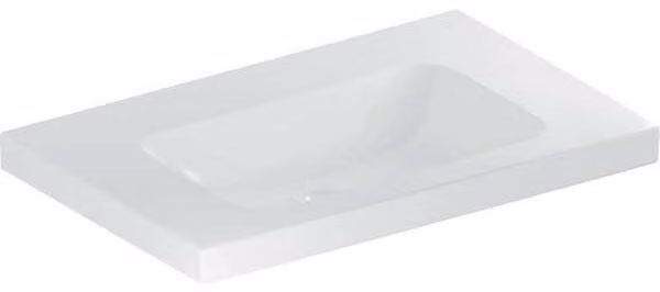 Geberit iCon Light lavabo, 75 cm x 48 cm, sans trou pour robinetterie, sans trop-plein,501839, 501.839.00.7, 501.839.00.7