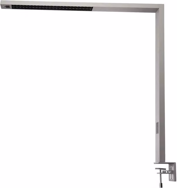 Lampada da scrivania LED DEKO-LIGHT in alluminio grigio, dimmerabile con sensore di movimento e controllo touch, luce CCT regolabile, 80W