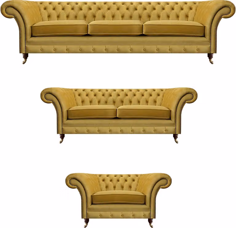 Sofagarnitur Set Design Sofa Polster Couchen Modern Chesterfield Luxus