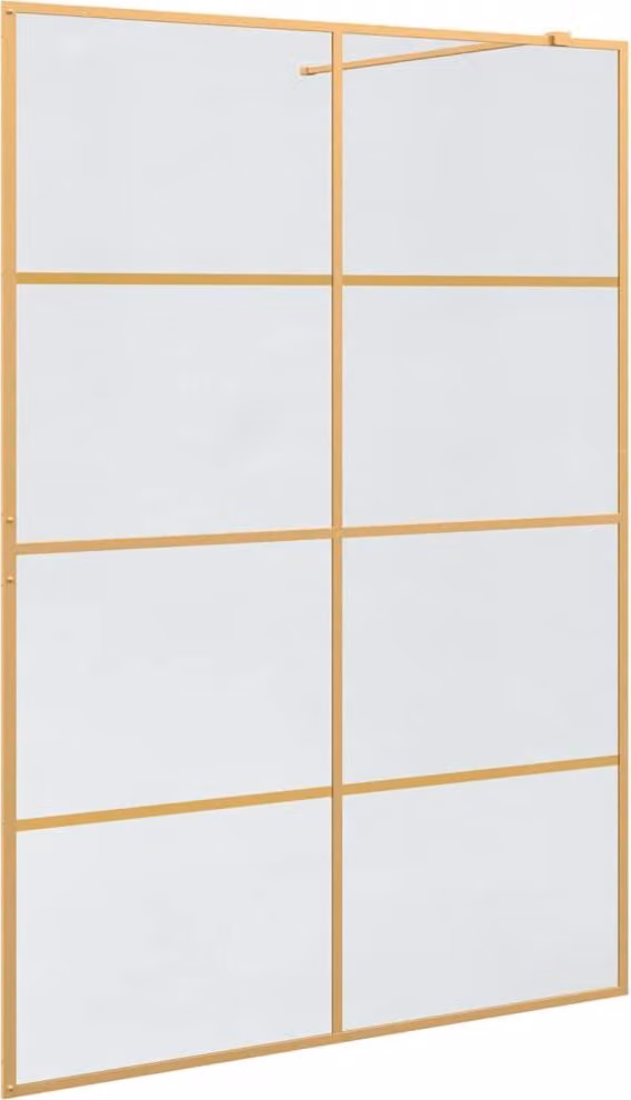 Parete Doccia Walk-in Oro 140 x 195 cm vetro temperato