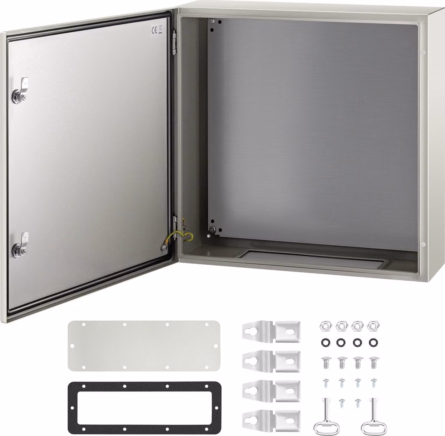 Quadro elettrico Quadro di distribuzione Acciaio al carbonio Quadro industriale 60x60x20cm Quadro elettrico IP66 e NEMA Quadro di giunzione impermeabile Quadro di alimentazione Ideale per fabbriche Cantieri edili Centri commerciali ecc.
