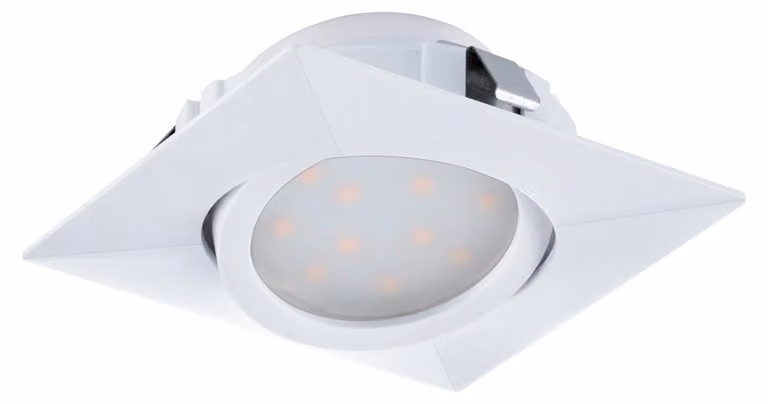 Faretto Ad Incasso Contemporaneo Pineda Policarbonato Bianco 3 Led 4,9W