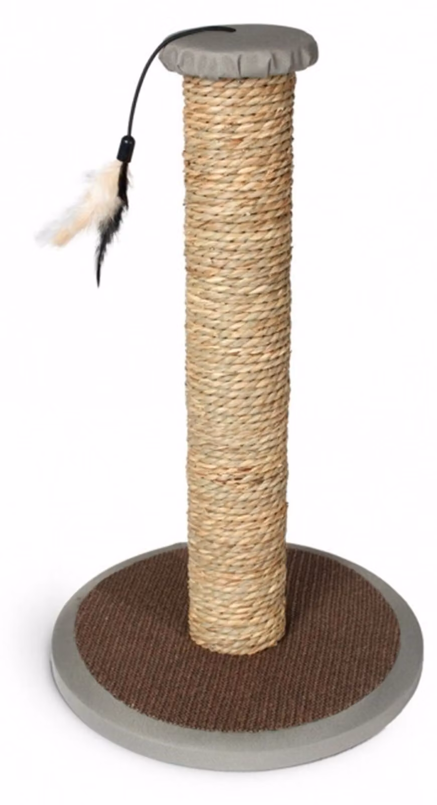 Albero per gatti Karlie Rofra - Seagrass - Beige/Grigio - 30x30x49 cm