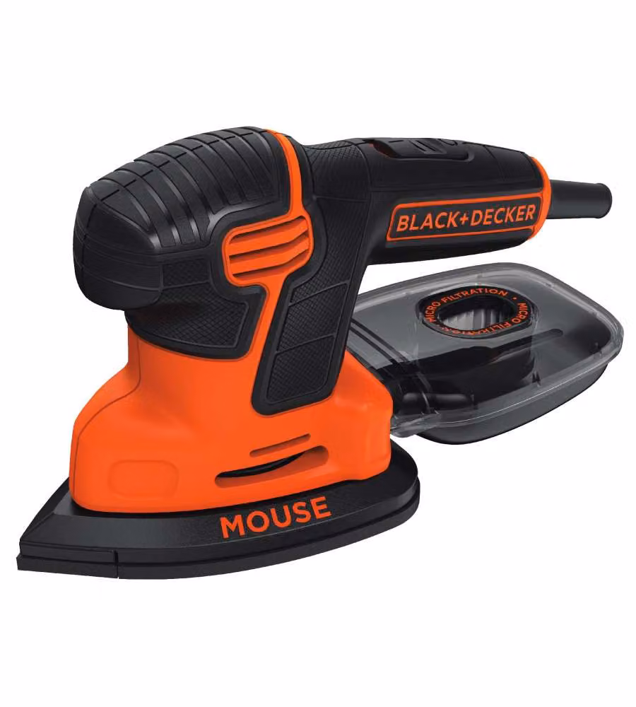 Black+Decker Levigatrice Orbitale Multifunzione 120W Arancione – 2