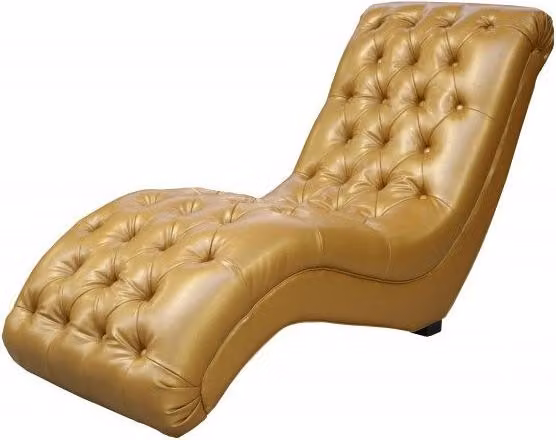 Chesterfield Liege design Chaiselounge Club Chaise Polster Leder Couch Sofa