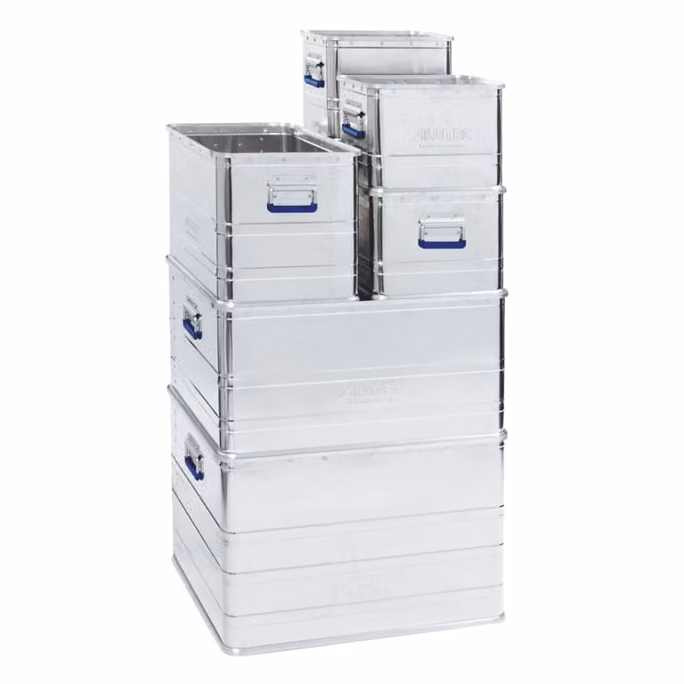 Alutec LOGIC 145 15145 Transport box Aluminium (L x W x H) 768 x 575 x 370 mm