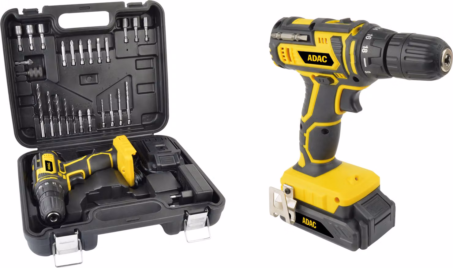 BRÜDER MANNESMANN M17692 BRÜDER MANNESMANN ADAC trapano avvitatore a batteria, 20 volt, valigetta