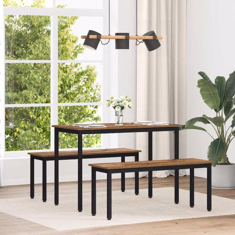 vidaXL Tavoli da pranzo 110 x 55 x 75 cm Legno ingegnerizzato