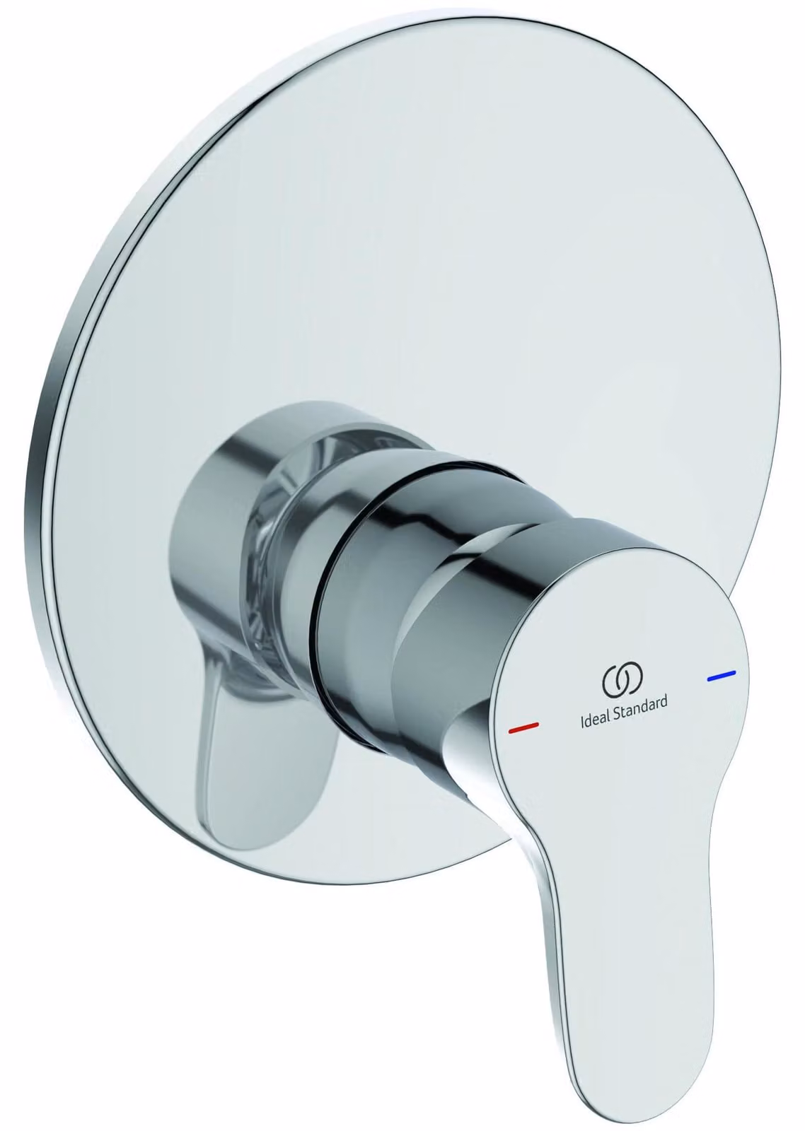 Miscelatore monocomando per doccia da incasso, cromato, 1 pezzo