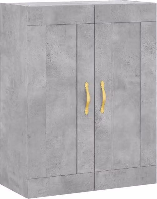 Armadio da parete moderno contenitore parete sospeso 69,5 x 34 x 90 cm in legno grigio cemento 02_0049307