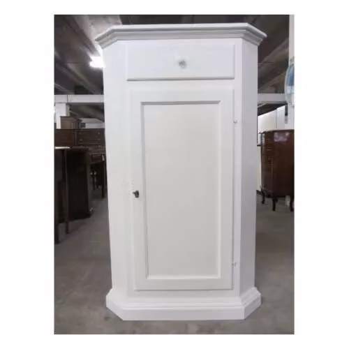 Mobile angolo classico laccato bianco Mobili 2G L/P/H: 54 x 54 x 130 cm – 3