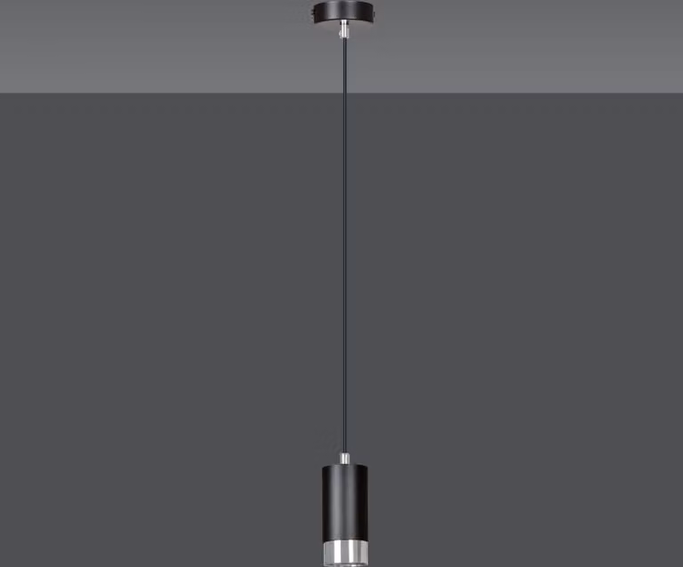 LAMPADA A SOSPENSIONE Emibig 1xGU10 30W FUMIKO 1 BL/CHROME 816/1