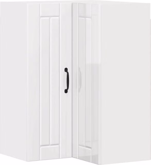 Armadio da cucina moderno e funzionale 57 x 57 x 80 cm in legno ingegnerizzato bianco lucido 02_0054096