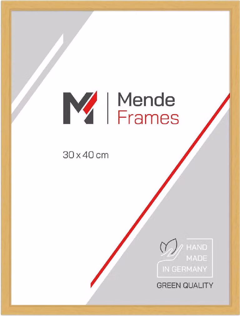 Telaio in legno massello, 30x90 cm, colore naturale, marca MendeFrames, modello H011
