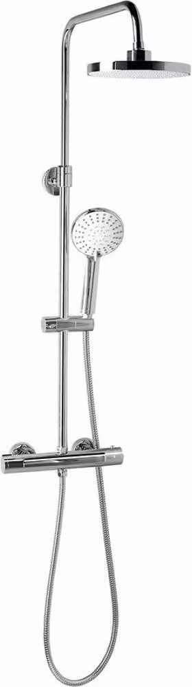 Aqualine Docce - Set doccia Liga, con termostato, cromo SL533