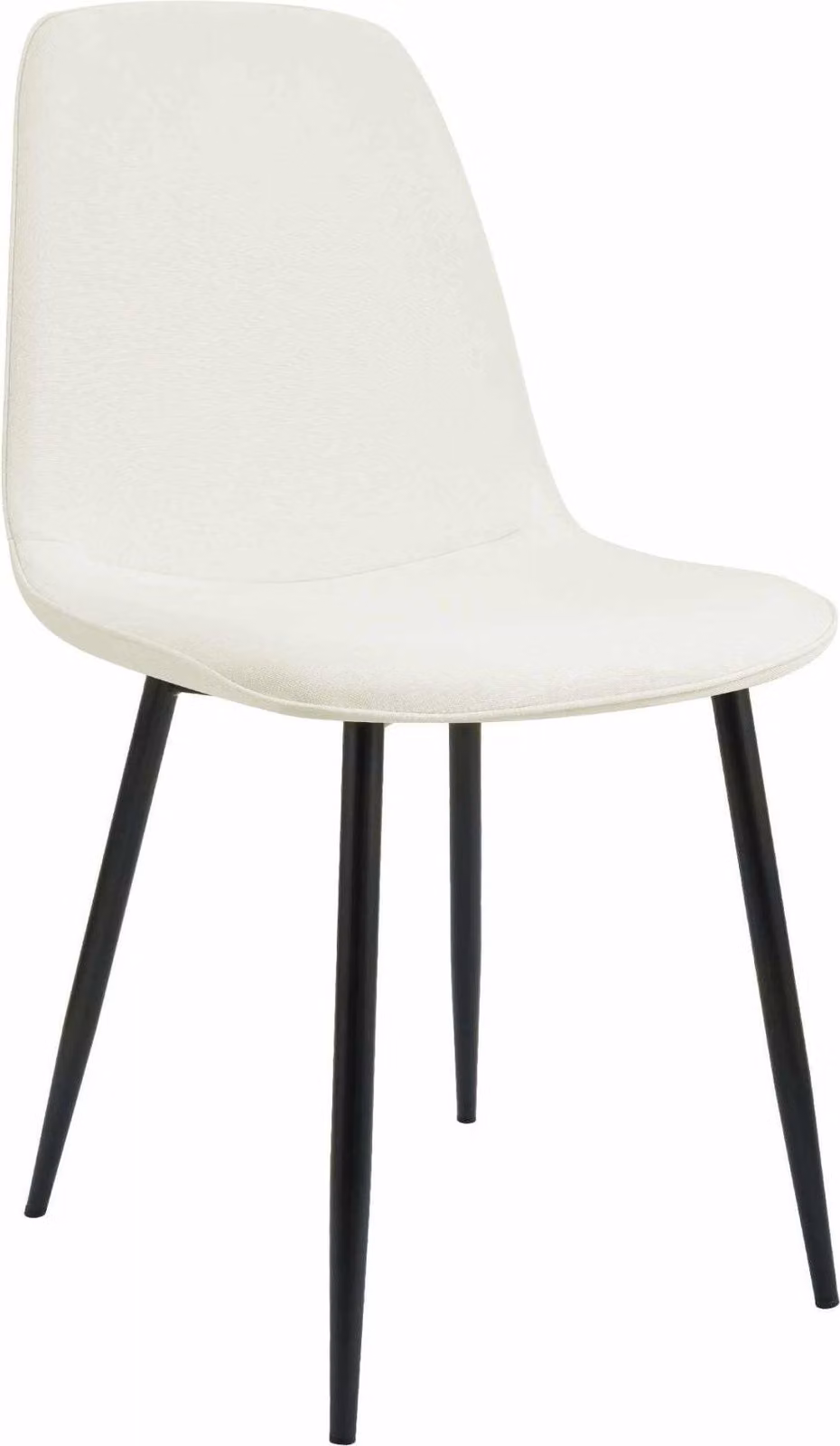 Sedia da pranzo, sedia imbottita, alto comfort di seduta, velluto o tessuto