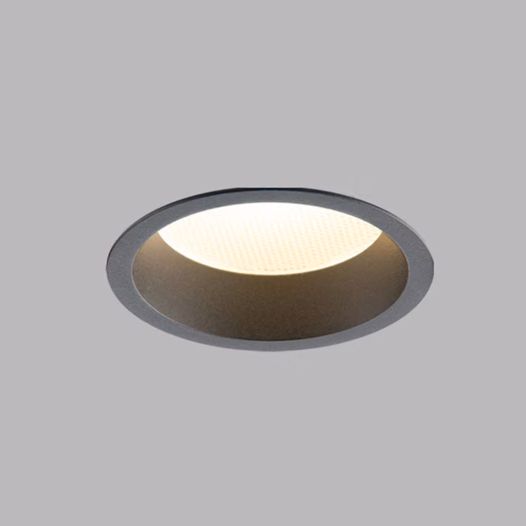 Luce da incasso dimmerabile LED2 ZETA IP44 CRI90, variante: ZETA XS, Ø 103 mm, 3000 K, NERO, TRIAC