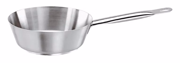Casseruola Conica Serie 1000 in acciaio inox per induzione, diam.24cm