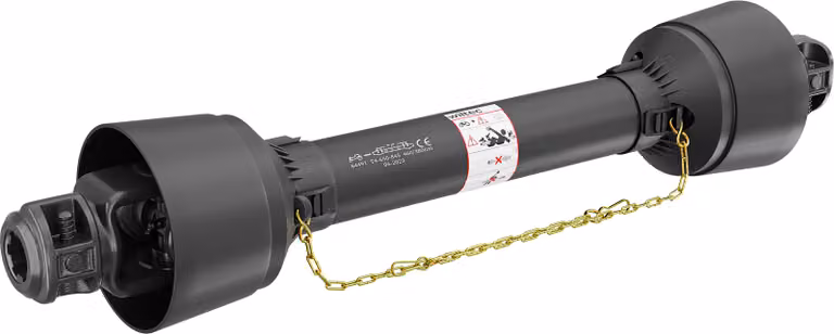Albero cardanico T4 650 mm 460 Nm 540 giri/min, albero cardanico, 40 kW (55 CV), 2x 1 3/8" 6 denti