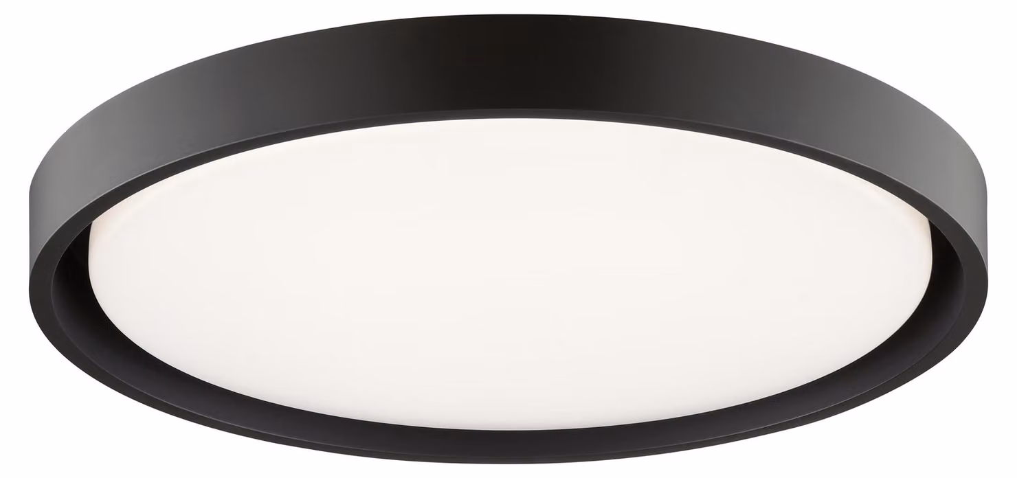 Plafoniera LED brillante Sonora Ø 41 x 8 cm bianco caldo-bianco freddo-nero-bianco