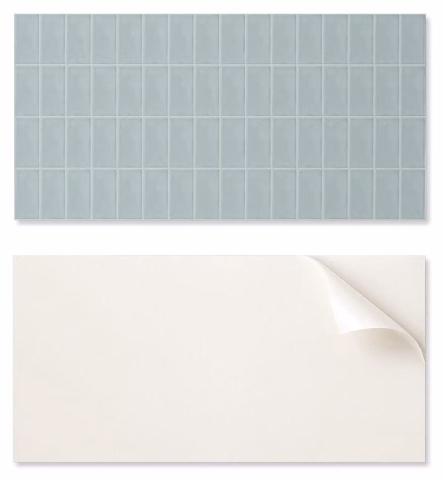 Rivestimento adesivo in vinile per pavimenti, con motivo grafico, dimensioni 100 x 50 cm, design a piastrelle geometriche