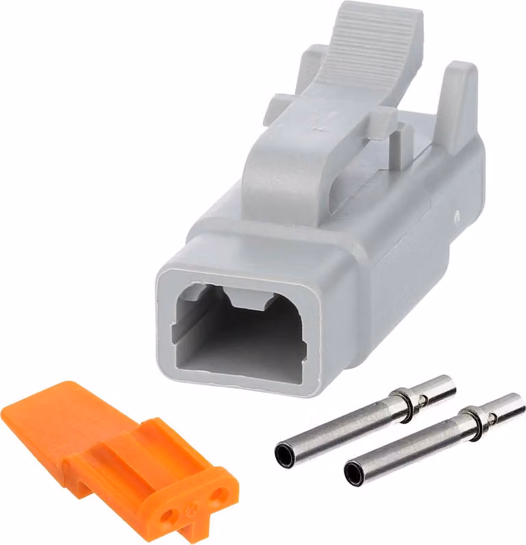 Amphenol AS-2SF 108 SET Presa cavo serie ATM Presa, 2 poli, connessione a crimpare Diametro isolamento 1,35 mm - 3,05 mm,