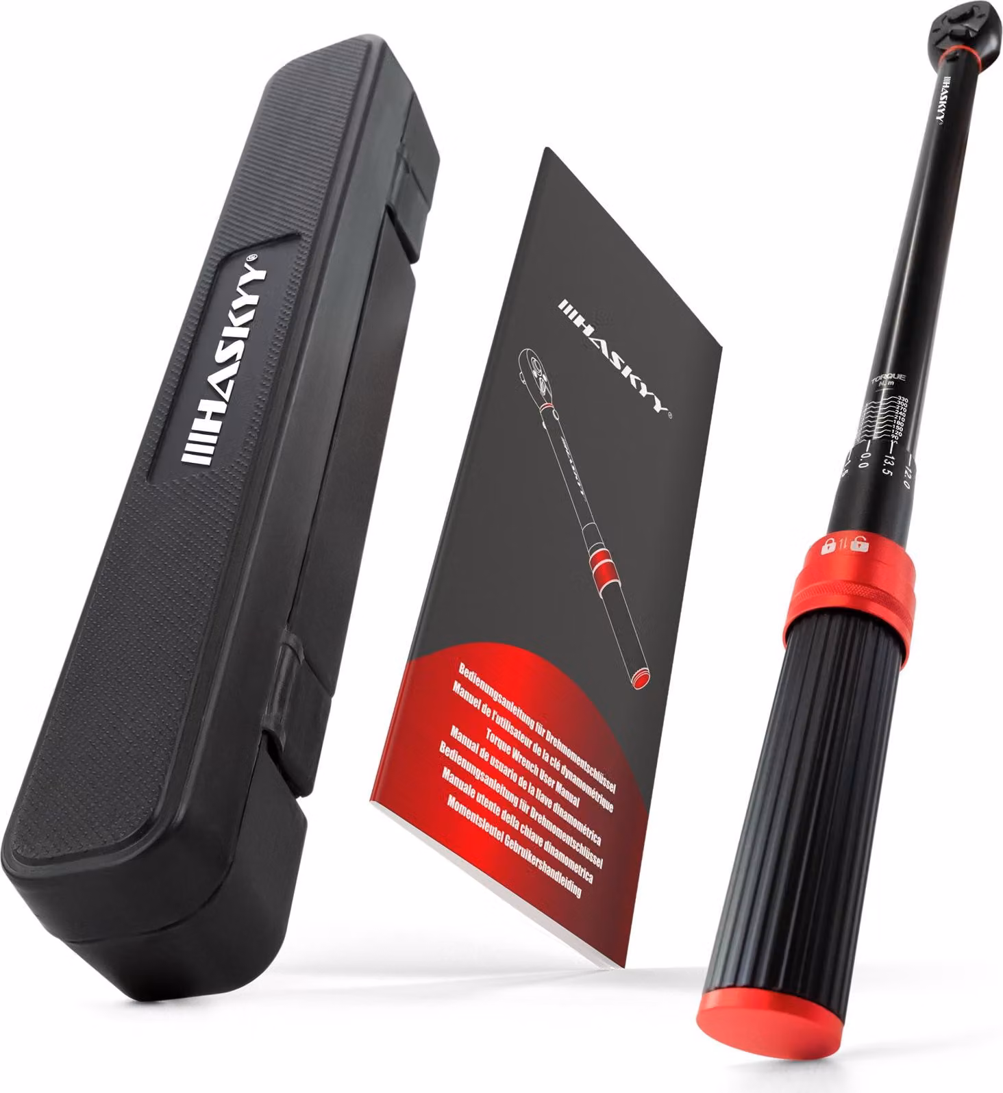 HASKYY Chiave dinamometrica 1/2" 60-330 Nm Chiave a cricchetto per officina auto