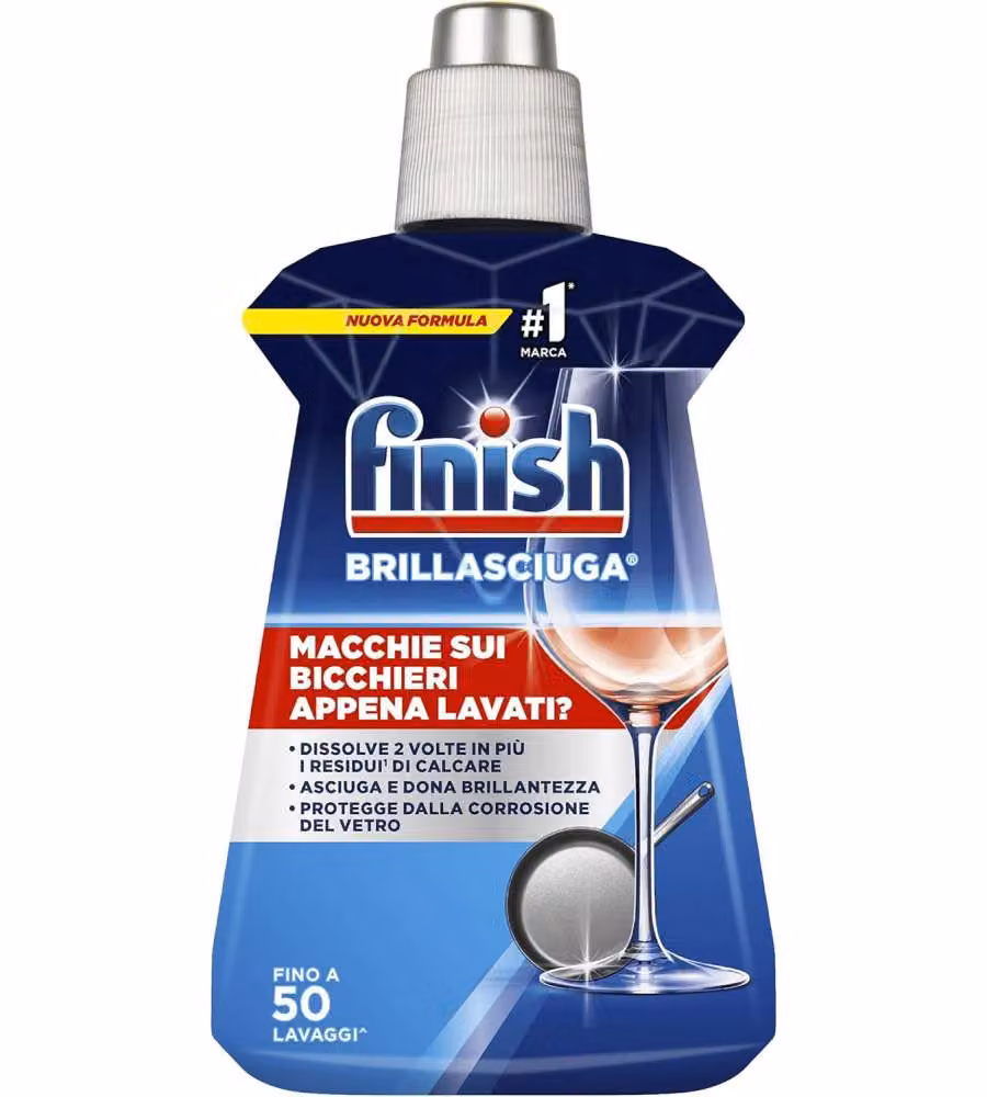 Reckitt Finish Brillantante Lavastoviglie 250 ml Additivo Classico