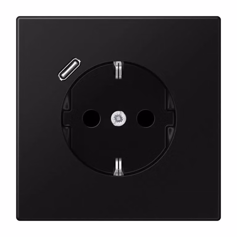 Presa SCHUKO con USB tipo C - Presa LS1520-18CSWM