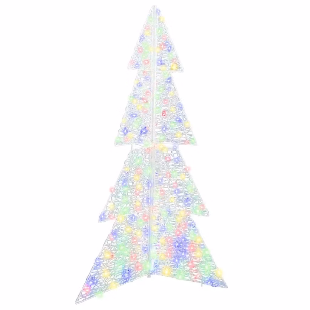 Albero di Natale con 240 LED Multicolore vidaXL, Altezza: 180 cm – 2