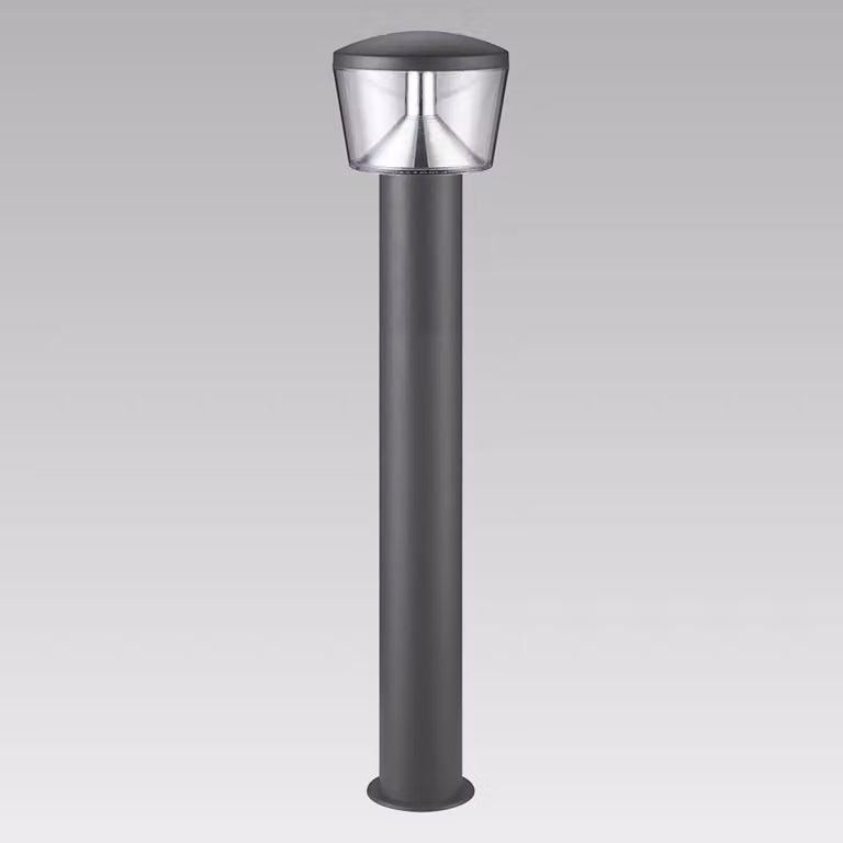 Paletto luminoso a LED DUBLIN 11W, IP44,4000 K,96CM, grigio scuro L: 160, L: 160, H: 955