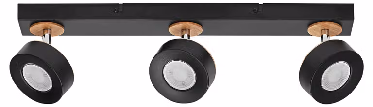 LEDVANCE DECOR SPOT PLUTO, 14,4W, 960lm, nero, faretto, teste regolabili, versatile, faretto per interni, colore della luce bianco caldo, ottica di alta qualità, facile installazione