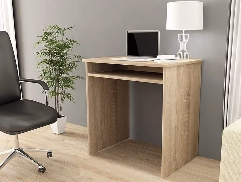 Scrivania per PC piccola WREN - rovere sonoma