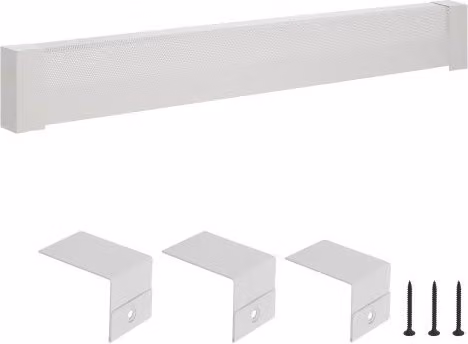 Copritermosifone VEVOR in acciaio inossidabile bianco, Serie di Base per ristrutturazioni domestiche, L: 183,1 cm