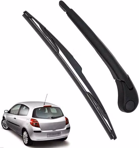 Braccio tergicristallo e spazzola - Alta qualità - Compatibile con Renault Clio III