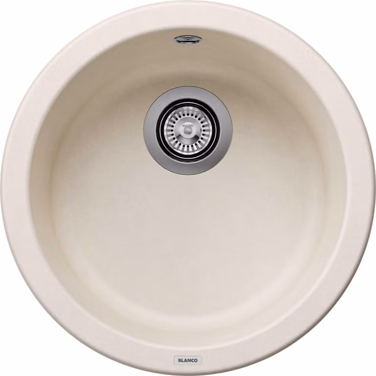 Blanco Rondo - Lavandino in silgranito, diametro 450 mm, bianco morbido 527057