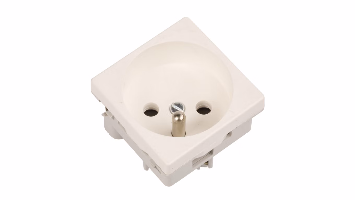 Simon Connect Presa K45 singola c/u 16A IP20 bianco puro K02/9